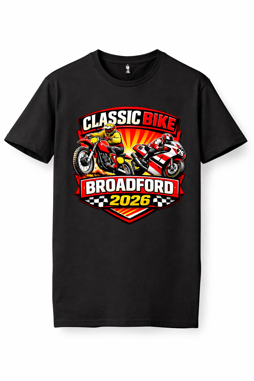 Orders closed - Classic Bike Broadford 2026 Tee - Black